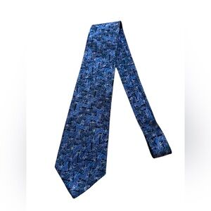 Missoni Blue Geometric Men's Tie
